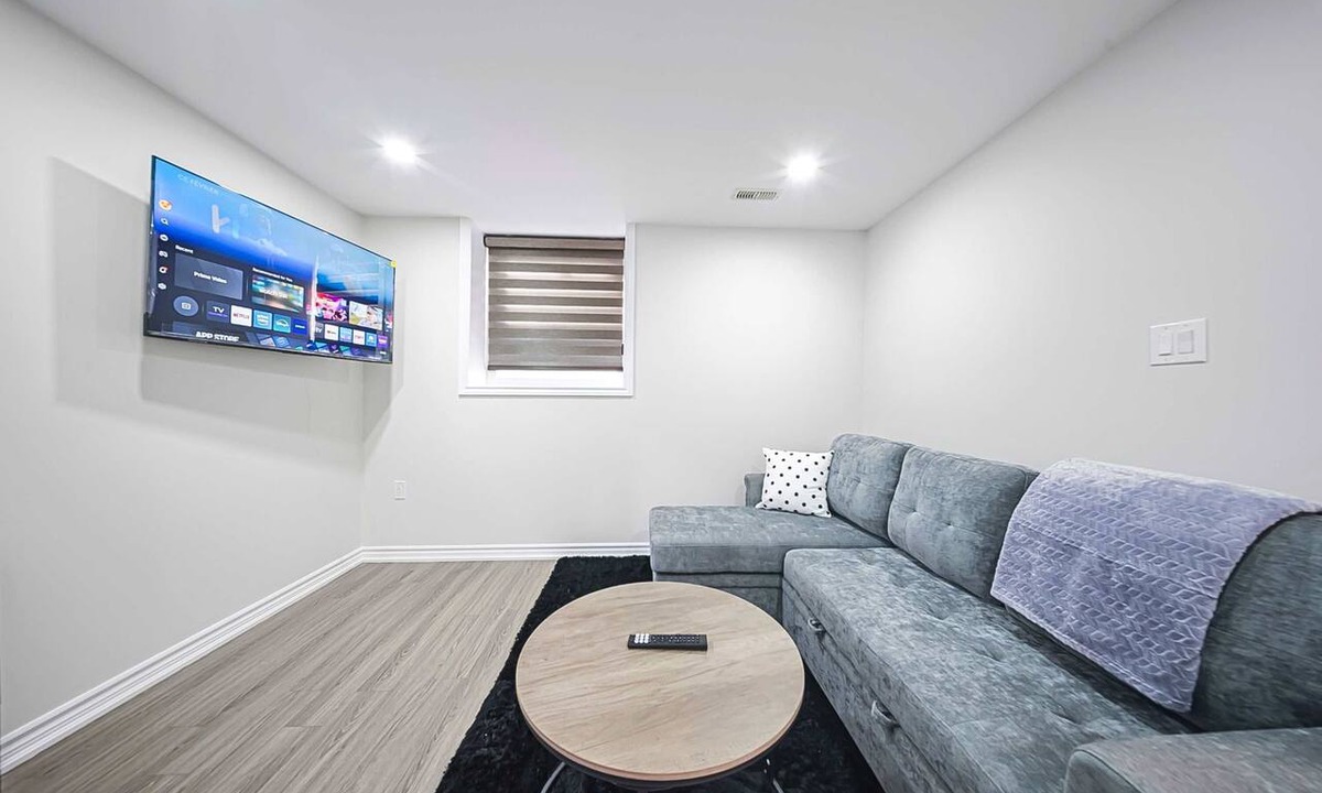 Kitchener Apartment | Bright Basement Suite w Parking near McLennan Park