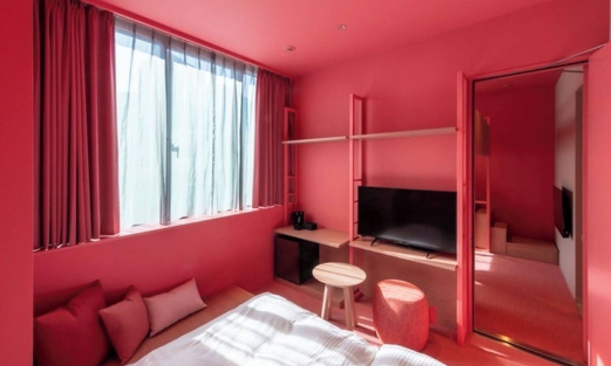 Iidabashi Hotel | Connecting Room A Pink Standard Plan Breakfast /Chiyoda Ward Tokyo