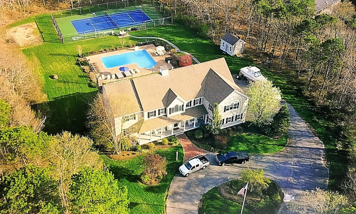West Barnstable House | Luxurious 7BR Estate Includes - Tennis Crt, Pool, Hot Tub, Home Theater, & Gym!