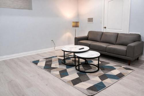 Brampton Apartment | Modern 2BR Basement Suite Private Entrance