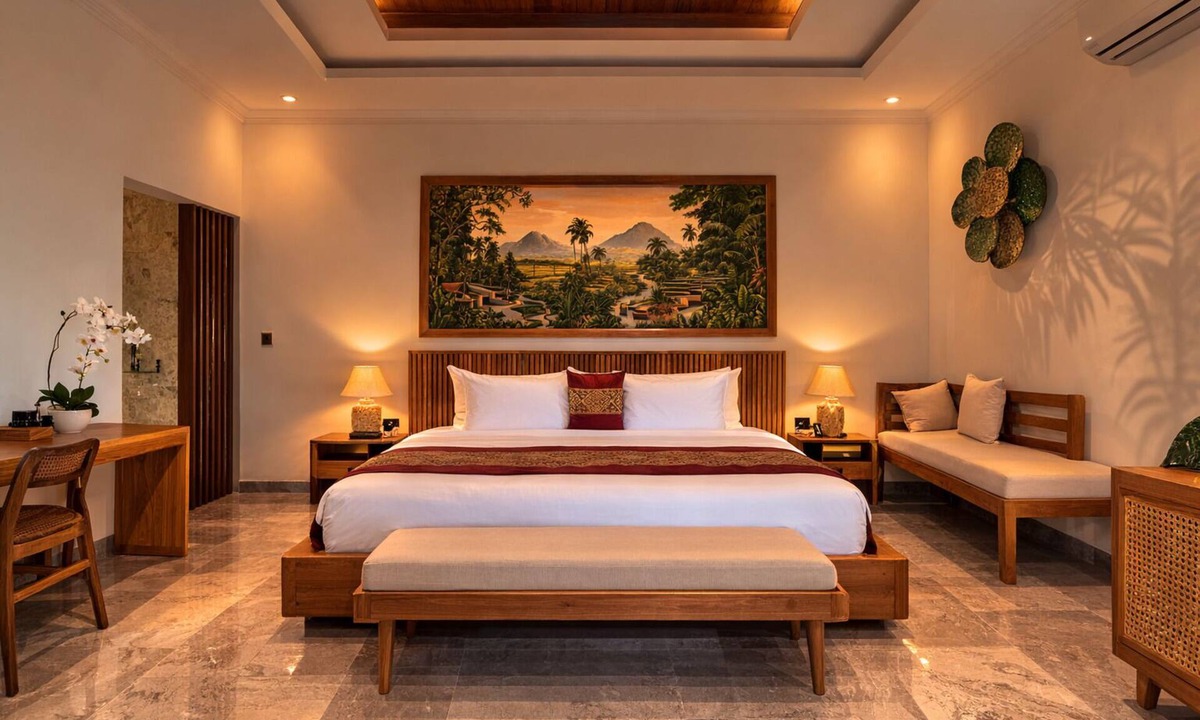 Tegallalang Villa | Modern Private Pool Villa Rice Field Views Romantic Escape at North Ubud Bali