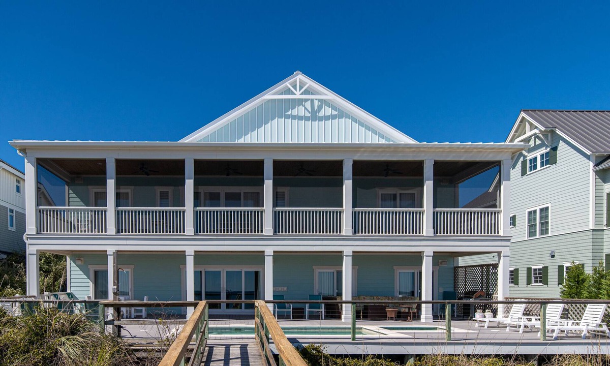 North Litchfield Beach House | Oceanfront home with private swimming pool and spa at North Litchfield Beach in Pawleys Island