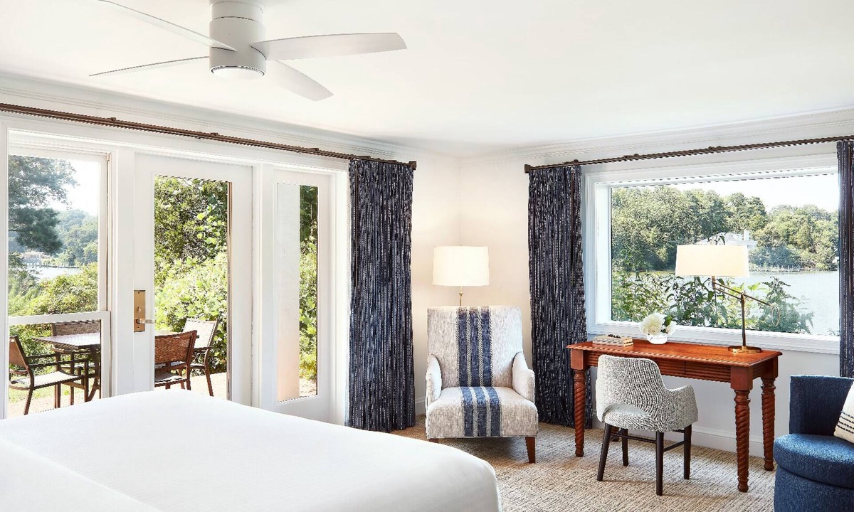 Irvington Hotel | Start Your Day w/Relaxing Views from Your Veranda–Experience a Tranquil Retreat
