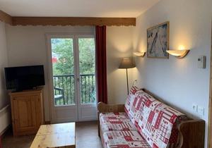 4th floor, swimming pool, balcony, tv, ski locker, 45m², Saint Gervais
