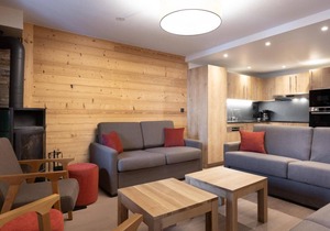 Wifi, 200m from resort center, fitness, swimming pool, sauna, balcony, fireplace or stove, tv