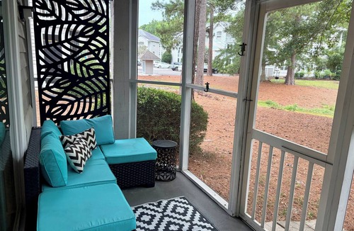 St. James Condo | 2BR/2BA w/Rainfall Showers, Screened Porch, 1st Floor, Pool, Gated Community