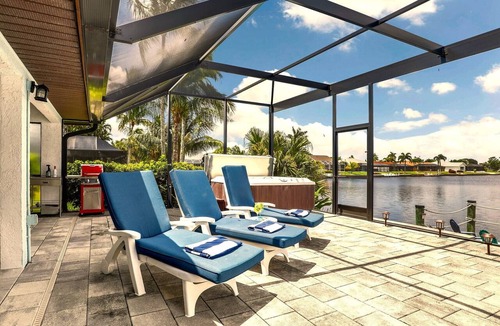 Pelican House | 80-ft Waterfront Resort-like Retreat to Relax; Heated Pool, Jacuzzi, Bikes, Pier