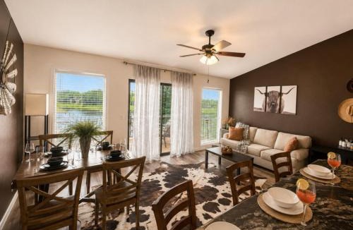 Village of Four Seasons House | Adventure West Lakefront 1BD 1BA Indoor Outdoor Pool Hottub Grill Pickleball Pet Friendly
