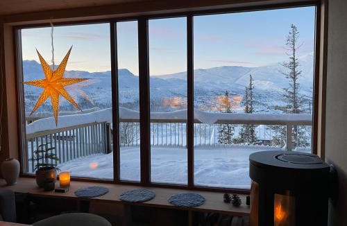 Atra Apartment | Astonishing Mountain Lodge at the top of Gaustablikk, 25m2 west facing terrace, 3 bedrooms