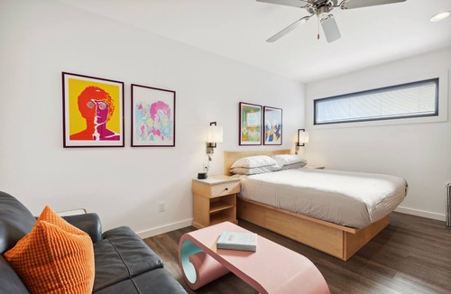 Folly Beach Hotel | Boutique Hotel Folly Room 3: King Studio - cozy porch views of the Folly River