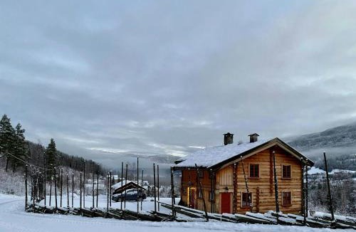 Atra House | Cabin With Wooden Interior By Lake Tinnsjøen