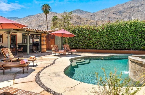 Tahquitz River Estates House | Charming Downtown Oasis – Spanish-Style Retreat with Pool, Short Walk to Dining & Hiking Trails