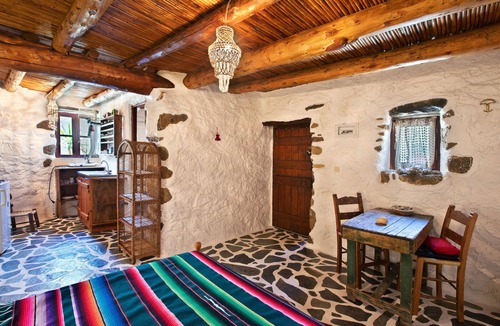 Makry Gialos Cottage | "Charoupia" 300years old cottage "Natura cottages" with sea view shared garden