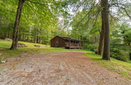 Tolland House | Cozy Berkshires Cabin with Lake, Beach, Hot Tub, Fireplace - The Wilde BNB