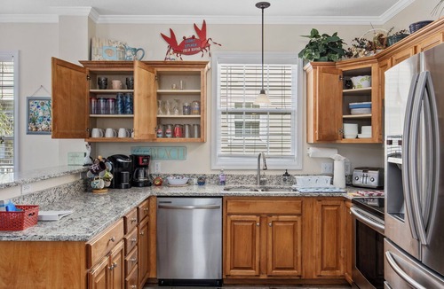 Surfside Beach House | Elevator, A+ Home, Near Beach & Ocean, 5BR/5.5BA, Porches, Pvt Pool, Golf Cart