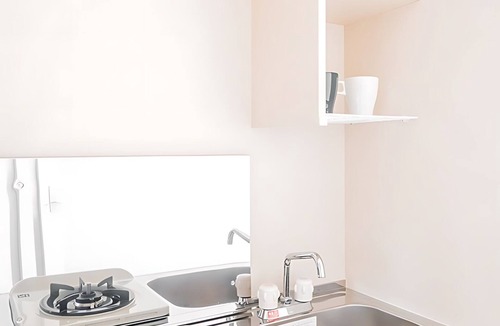 Higashinippori Hotel | JR Nippori 5min | 5F New Private Room | Kitchen, Wi-Fi, Washer | Promo Rate R502