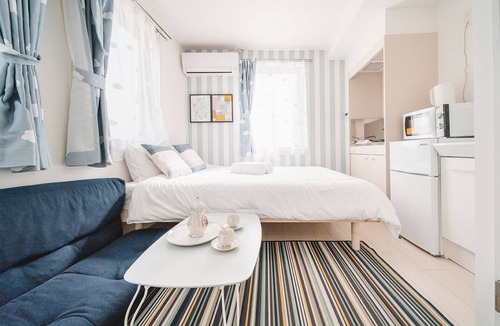Higashinippori Hotel | JR Nippori 5min | 5F New Private Room | Kitchen, Wi-Fi, Washer | Promo Rate R501