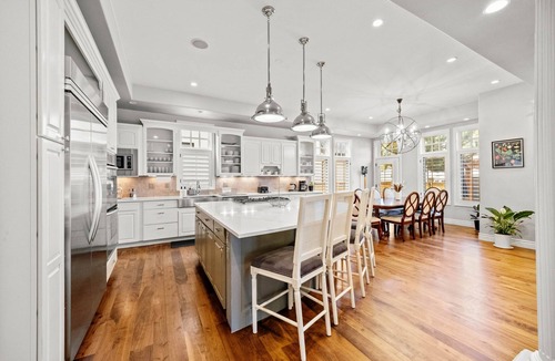 University Park House | Maison Monroe. Entertainment basement/theater/gym