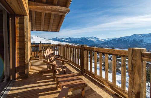 La Toussuire Apartment | ODYSSEE A201 Vaste appartement en vieux bois sur les pistes, vue panoramique