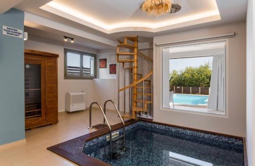 Skoutelonas Villa | Olive Chrysi Luxury Villa with in-room plunge pool