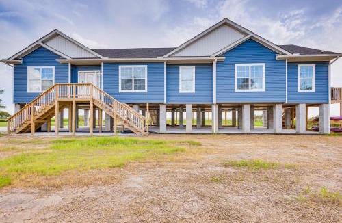 Maryus House | Private Beach & Deck: Bayfront Home in Hayes!