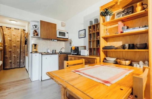 Saint-Nicolas-de-Veroce Apartment | Studio with balcony and private parking