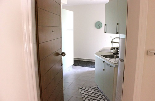 Kato Stalos Apartment | The "LifeGuard" Seafront Luxury Flat, 15meters from beach!