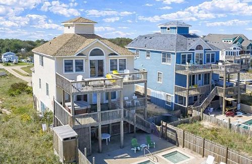 South Nags Head House | Tranquility - Nags Head MP 17, Oceanfront, Views Galore, Pool, Hot Tub, Pets OK, Near Pier