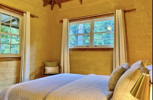 Blackheath Cottage | Unique Mud-Brick Cottage, bush garden with a flowing creek