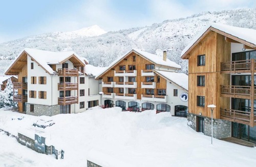 Chantemerle Hotel | Wifi, view mountain, sauna, hammam, balcony, parking, ski locker, 20m², Serre Chevalier