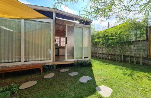 Dalung Villa | Yinyang White - Intimate Tiny Wooden House with Cozy Private Surroundings
