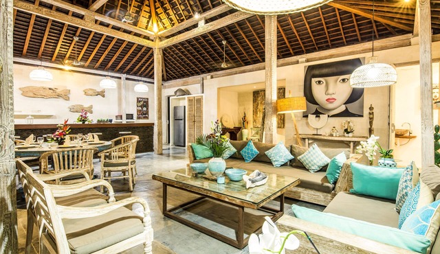 ❤7" Ride to Beach❤4BR & 13meter Private POOL Villa❤SUNDECK❤10pax