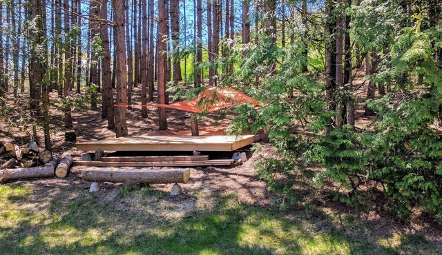 A setting for a rustic wedding, family reunion or wellness retreat