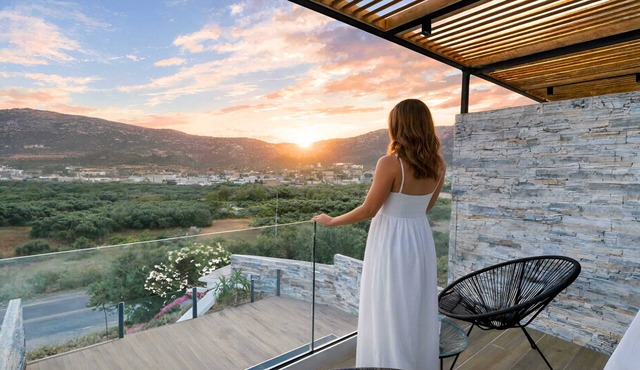 Aelia Family Room Sea View & Private Pool