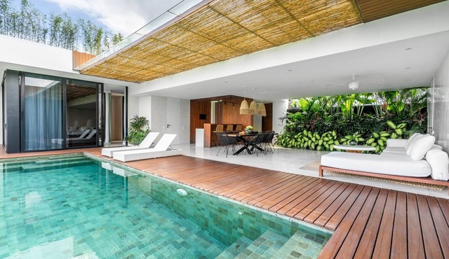 Amazing 3BR Green Flow Villa in Ubud with Pool