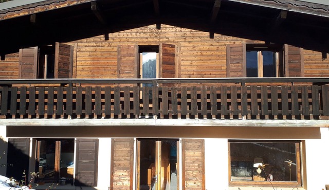 Apartment in chalet with terrace and Mont Blanc view