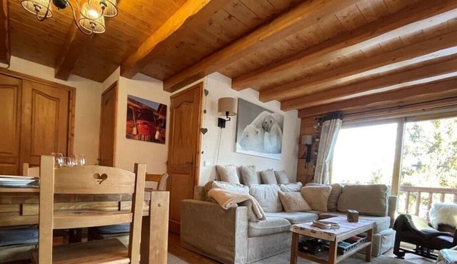 Arcs 1800: Cosy chalet-style apartment in a luxury residence