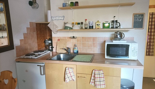 Charming Studio in Sauze - 3 People - Balcony Mountain View