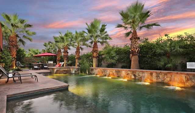 Experience luxury at Paramount, featuring stunning mountain views, a large pool and game room!