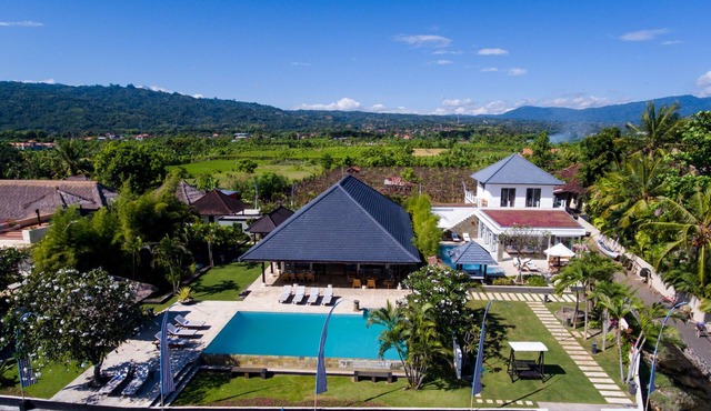 FAMILY VACATION RENTAL - 10 BR VILLA w/BEACH VIEW