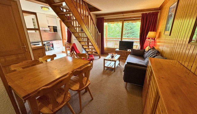 Bright Duplex for 6, 50m from St Martin Ski Lift