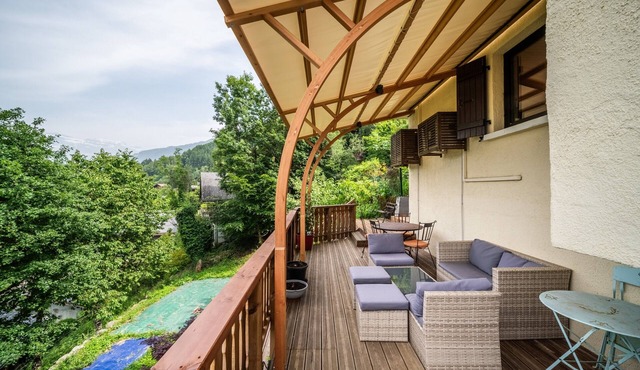 Holiday Apartment "Chalet La Bartavelle - Morillon" near Slopes with Private Terrace & Wi-Fi