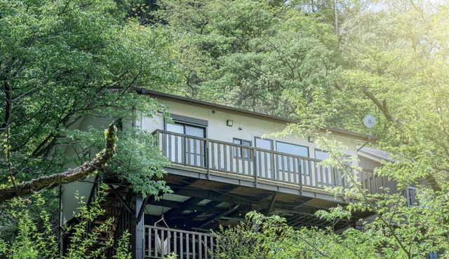 House with a large terrace and a natural hot spring rock bath/Atami Shizuoka