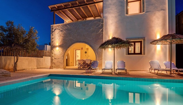 Makrigialos: Artemis holiday Villa with private swimming pool, sea view, Wifi