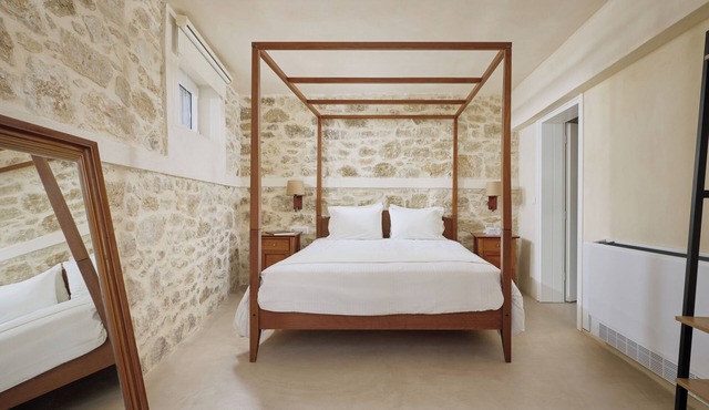 Myrtia Cave Maisonette with hot tub by Chic Greek Villas