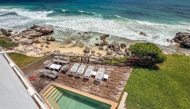 Ocean Front 6 BR See Dolphins + Sunrise From Bed