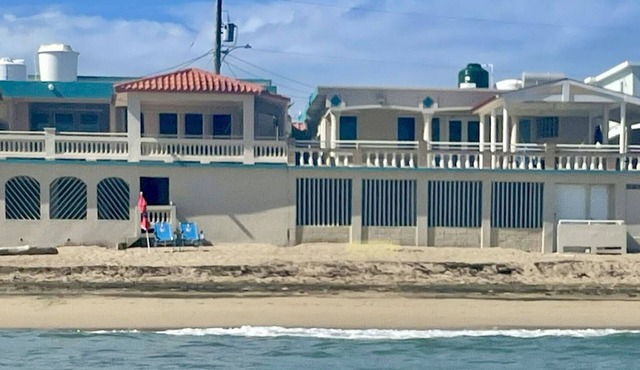Oceanfront Two Side-by-Side Houses Sleeps 18 Near Rincon w/Private Beach Access