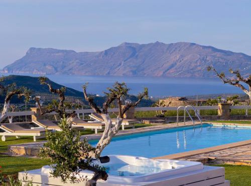 Private Pool with Sea & Mountain View ,Full Privacy - Villa Kyriaki
