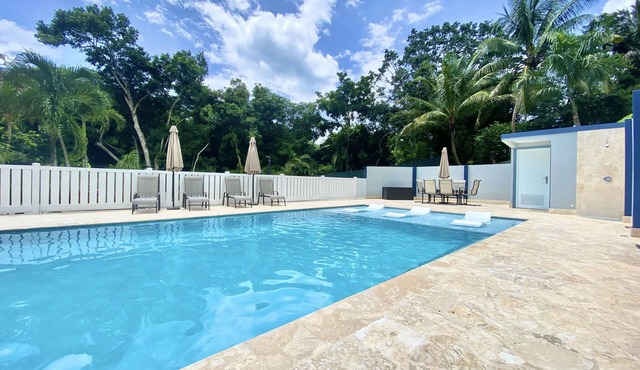 Private & spacious riverside home with HUGE pool, 10 mins to Rincon beaches!