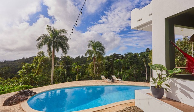 Rainforest Designer Mansion with Pool, Ocean & Mountain Views
